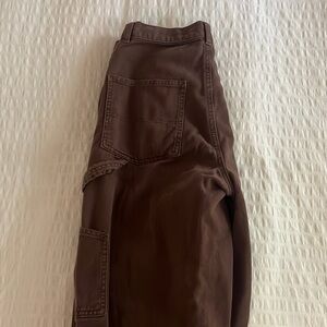 Brown Garage Cargo Pants
